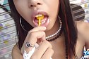 Cutie Tay sucking on lollipop and cock and getting fucked